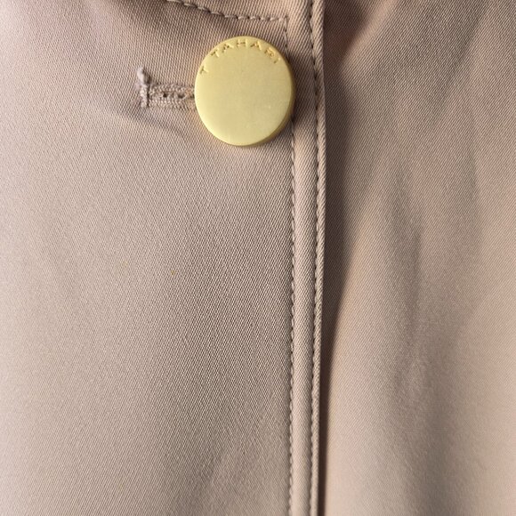 T Tahari Sophie Single-Breasted Coat - Rose Quartz Pink - Picture 5 of 16